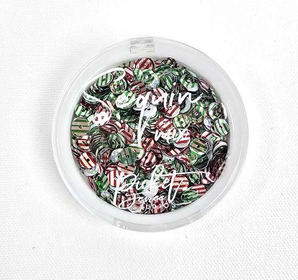 Picket Fence Studios Peppermint Kisses Sequin Mix