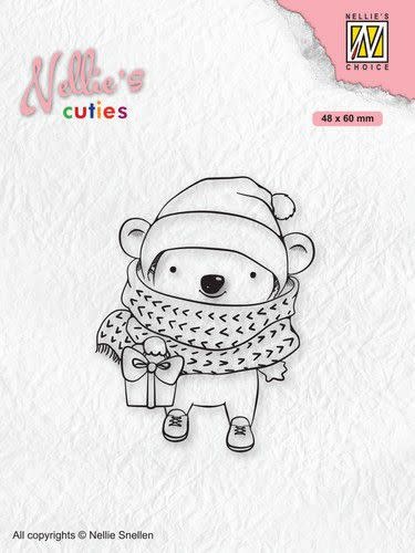 Nellie's choice Nellies Choice Clearstamp - Christmas Cuties - Koala NCCS012