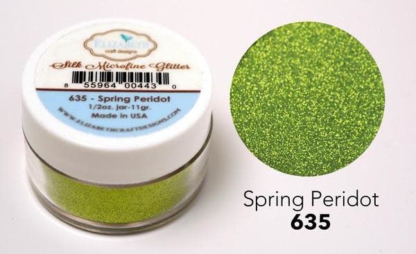 Elisabeth craft design Spring Peridot - Silk Microfine Glitter