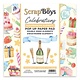 ScrapBoys Scrapboys POP UP Paper Pad double sided elements - Celebrations POPCE-04 190gr 15,2x15,2cm