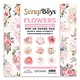 ScrapBoys Scrapboys POP UP Paper Pad double sided elements - Flowers / Roses POPFL-01 190gr 15,2x15,2cm