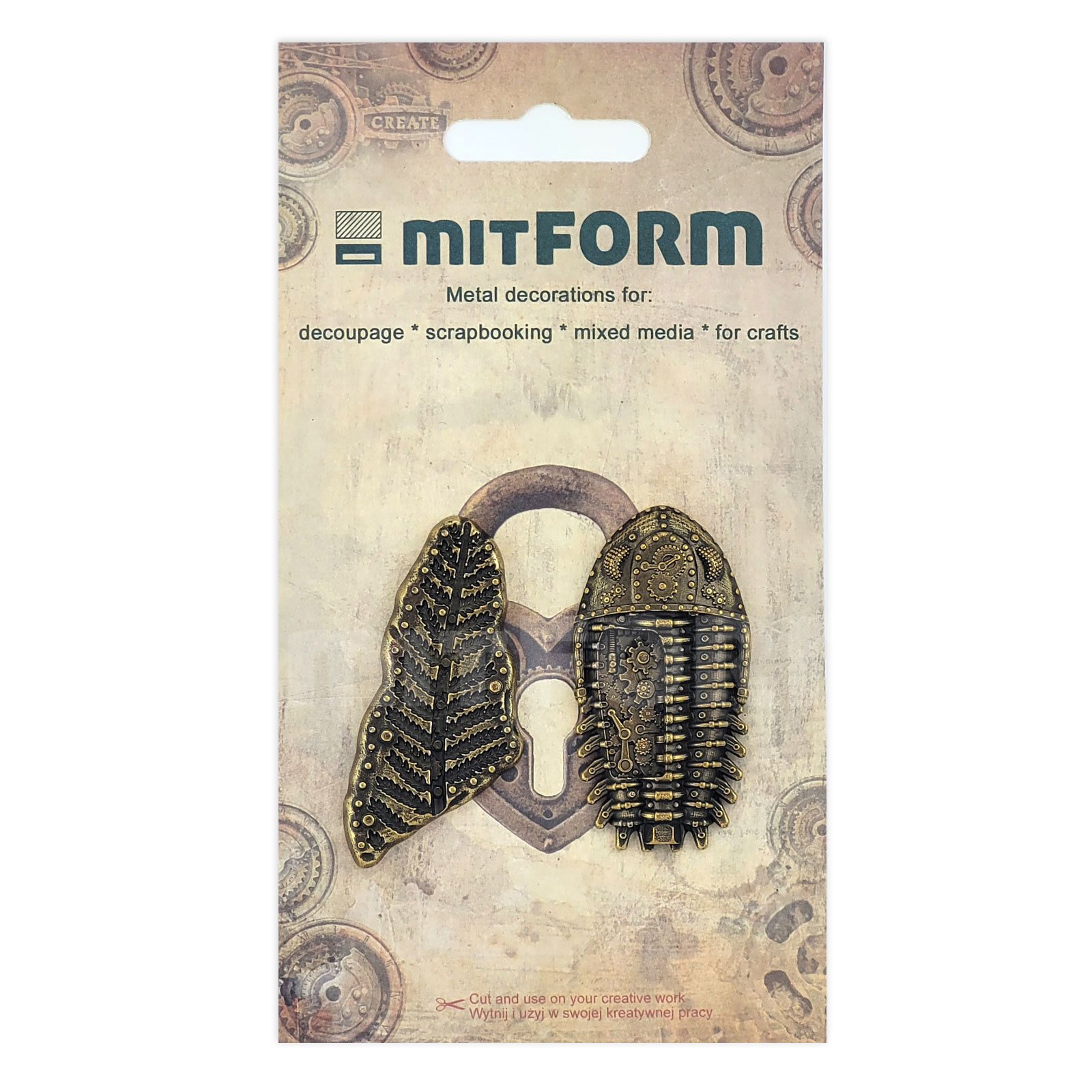 Mitform Mitform Prehistory 4 Metal Embellishments (MITS066)
