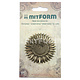 Mitform Mitform Flowers 3 Metal Embellishments (MITS060)