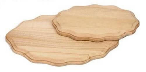 Houten paneel gewelfd groot 23 x 17,5cm