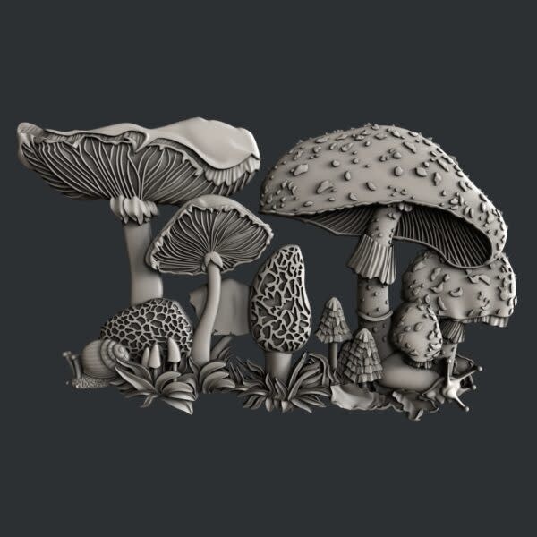 Zuri Fairyland mushrooms silicone mould