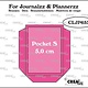 Crealies Stansen: Pocket Small (5,0 cm) + extra laag