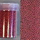 hobby&crafting fun Mini pearls (zonder gat) 0,8-1,0mm rood 22 gram 12342-4204