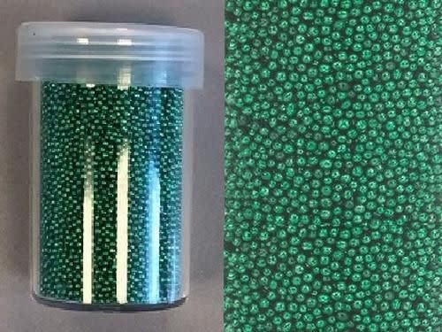 hobby&crafting fun Mini pearls (zonder gat) 0,8-1,0mm groen 22 gram 12342-4205