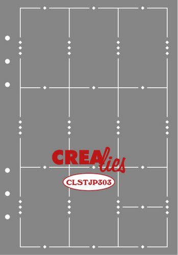 Crealies Crealies Journalzz & Pl Stencil Journaling Week Pagina A CLSTJP303 14,5 x 20,8 cm