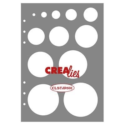 Crealies Crealies • Stencil decoratie Cirkels