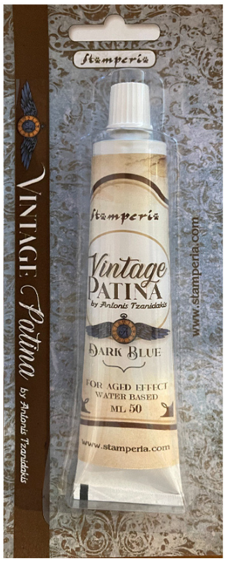 Stamperia Stamperia Vintage Patina 50ml Dark Blue (KAOLVP05)