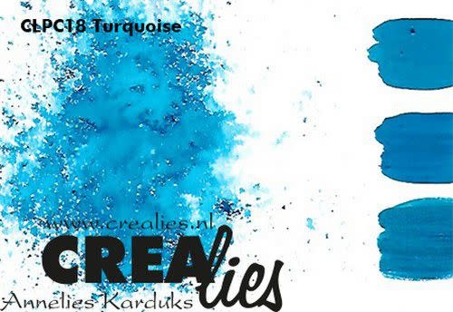 Crealies Crealies Pigment Colorzz poeder Turquoise CLPC18