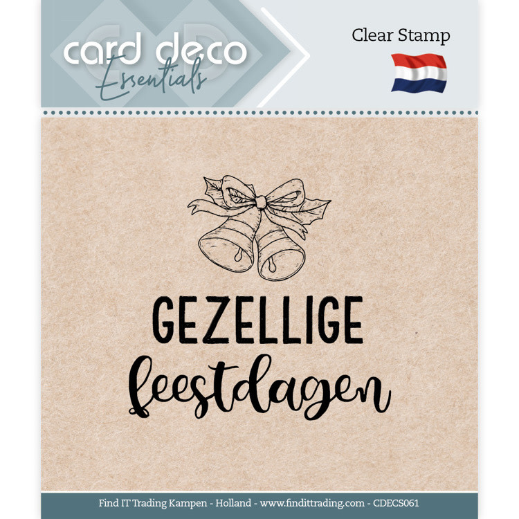Card deco Card Deco Essentials - Clear Stamps - Warme Winter Wensen