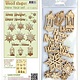 leane creatief LeCrea - Wood shapes Nieuwjaar set 71.8276