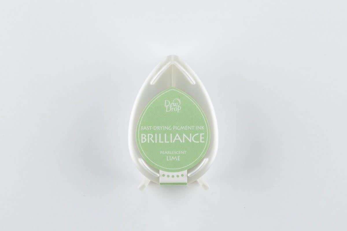 Brilliance Brilliance Dew Drop inktkussen Pearlescent Lime BD-000-042