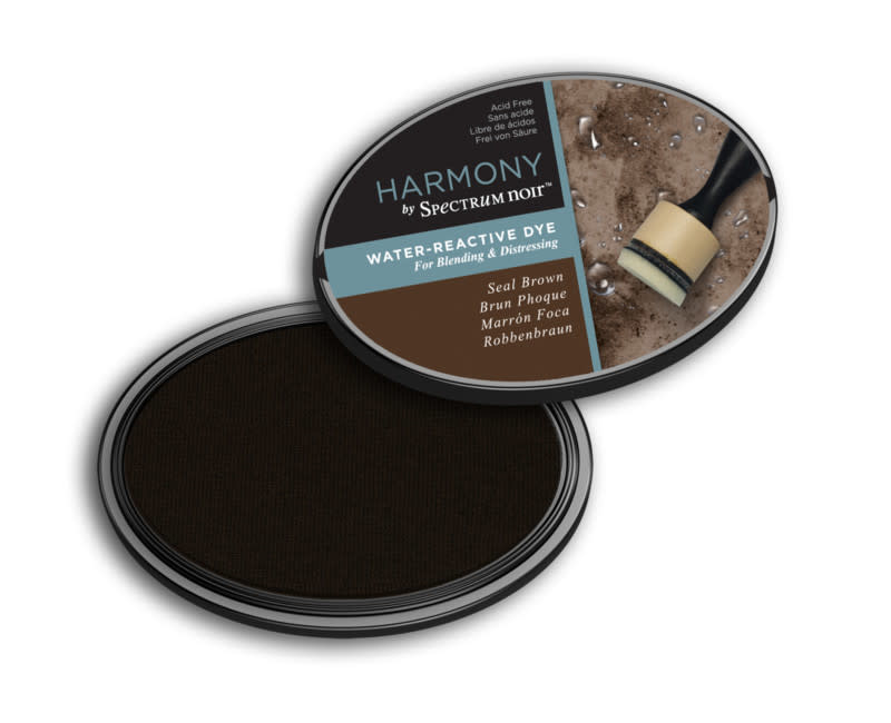 spectrum noir Spectrum Noir Inktkussen - Harmony Water Reactive - Seal Brown