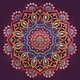 craft buddy Crystal Art Card® Purple Mandala