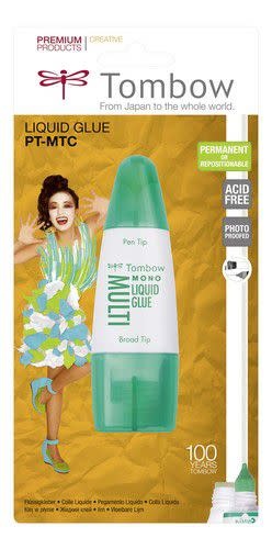 Tombow Tombow Liquid glue Multi Talent 25 ml met 2 tips-blister 19-PT-MTC