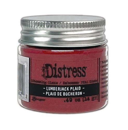 Ranger Ranger Distress Embossing Glaze - Lumberjack plaid TDE82422 Tim Holtz