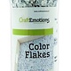 CraftEmotions CraftEmotions Color Flakes - Graniet Wit Zwart Paint flakes 90gr