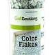 CraftEmotions CraftEmotions Color Flakes - Graniet Wit Grijs Paint flakes 90gr