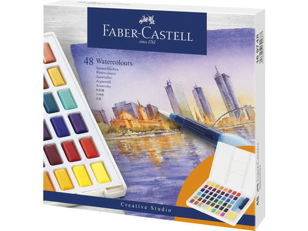 Faber Castell Watercolour Paint Box (48pcs) (FC-169748)