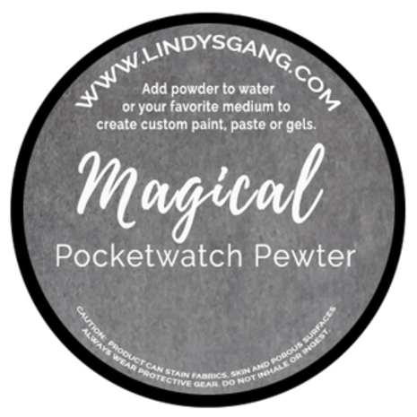 Lindy's Pocketwatch Pewter Magical (mag-jar-09)