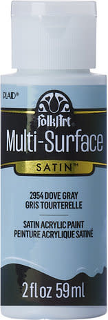 Folkart Multi-Surface Satin Dove Gray 2 fl oz (2954)