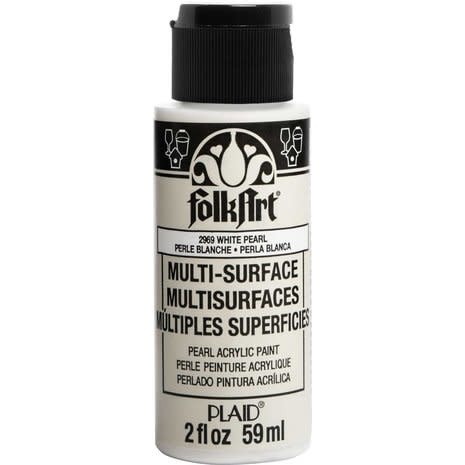 Folkart Multi-Surface Pearl White 2 fl oz (2969)