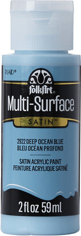 Folkart Multi-Surface Satin Deep Ocean Blue 2 fl oz (2922)