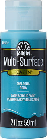 Folkart Multi-Surface Satin Aqua 2 fl oz (2921)