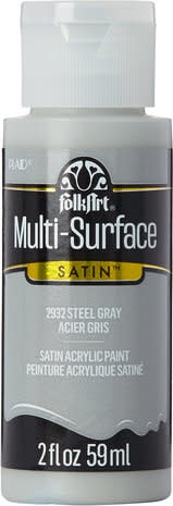 Folkart Multi-Surface Satin Steel Gray 2 fl oz (2932)