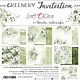 craftoclock GREENERY INVITATION - A SET OF PAPERS 20,3X20,3CM