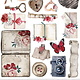 craftoclock VINTAGE LOVE - EXTRAS SET - VINTAGE