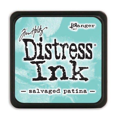 Ranger Ranger Distress Mini Ink pad - Salvaged Patina TDP78289 Tim Holtz