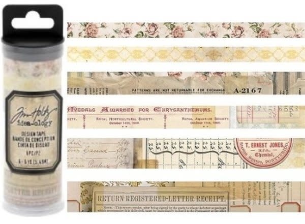 Tim Holz Tim Holtz Design Tape Remnants (6yards) (TH93671)