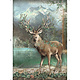 Stamperia Magic Forest A4 Rice Paper Packed Deer (6 pcs) (DFSA4750)