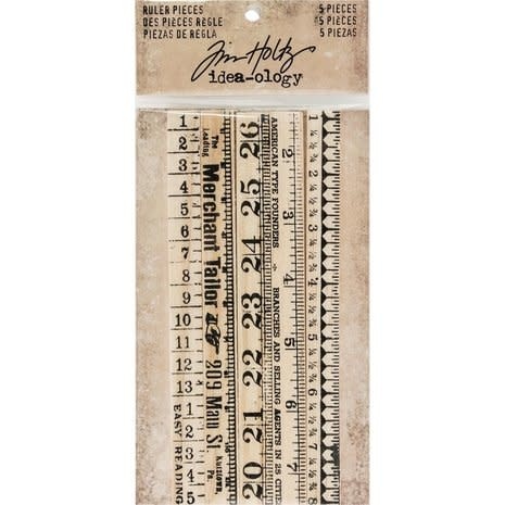 Tim Holz Tim Holtz Ruler Pieces (5pcs) (TH93565)