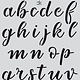 CraftEmotions CraftEmotions stencil - alfabet CK handletter A5 - H=±17-43mm A5 Carla Kamphuis