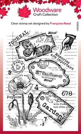 woodware Label Page Clear Stamps (FRS993)