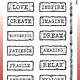 woodware Junk Labels Clear Stamps (FRS996)