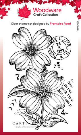 woodware Dogwood Flowers Clear Stamps (FRM062)