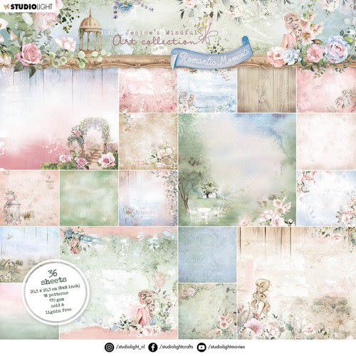 Studio Light Studio Light Paper pad Romantic Moments nr.96 JMA-RM-PP96 203x203mm