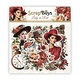 ScrapBoys ScrapBoys Lady in Red Die cut elements LARE-12 190gr 47pcs