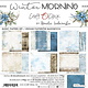 craftoclock WINTER MORNING - SET OF BASIC PAPERS 20,3X20,3CM