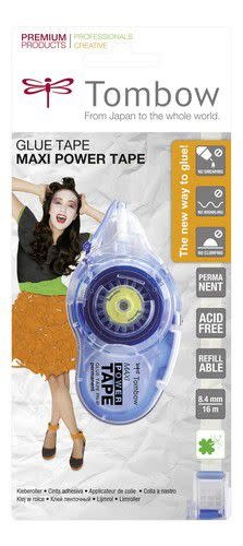 Tombow Tombow Maxi Power Tape permanent -blister 19-PN-IP 8,4 mmx16 mtr
