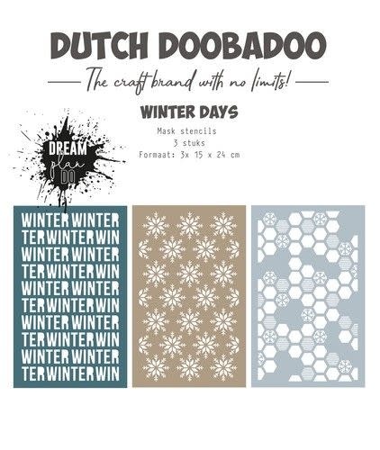 Dutch Doobadoo Dutch Doobadoo Stencils Winter days 3st 470.784.282