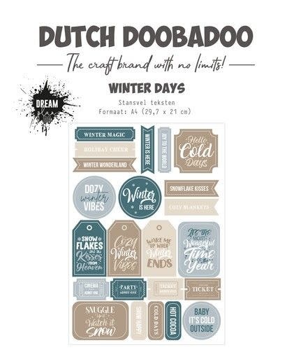 Dutch Doobadoo Dutch Doobadoo Stansvel A4 Winter days 474.007.023