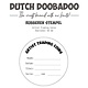 Dutch Doobadoo Dutch Doobadoo Rubber stamp ATC cirkel naam (NL) 497.004.003