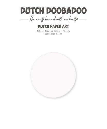 Studio Light Dutch Doobadoo ATC Paper cirkel 18 st 472.948.902 63mm - 3xA5